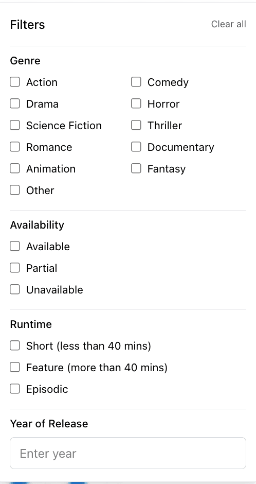 Advanced Title Search